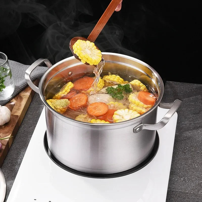 Steamer Pot 304 Stainless Steel Compound Bottom Steamer Pot Soup Pot Double Layer Multi-layer Thickened Steamer Pot Food Steamer
